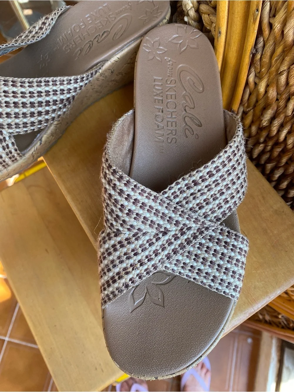 Cali from Skechers comfortable crisscross